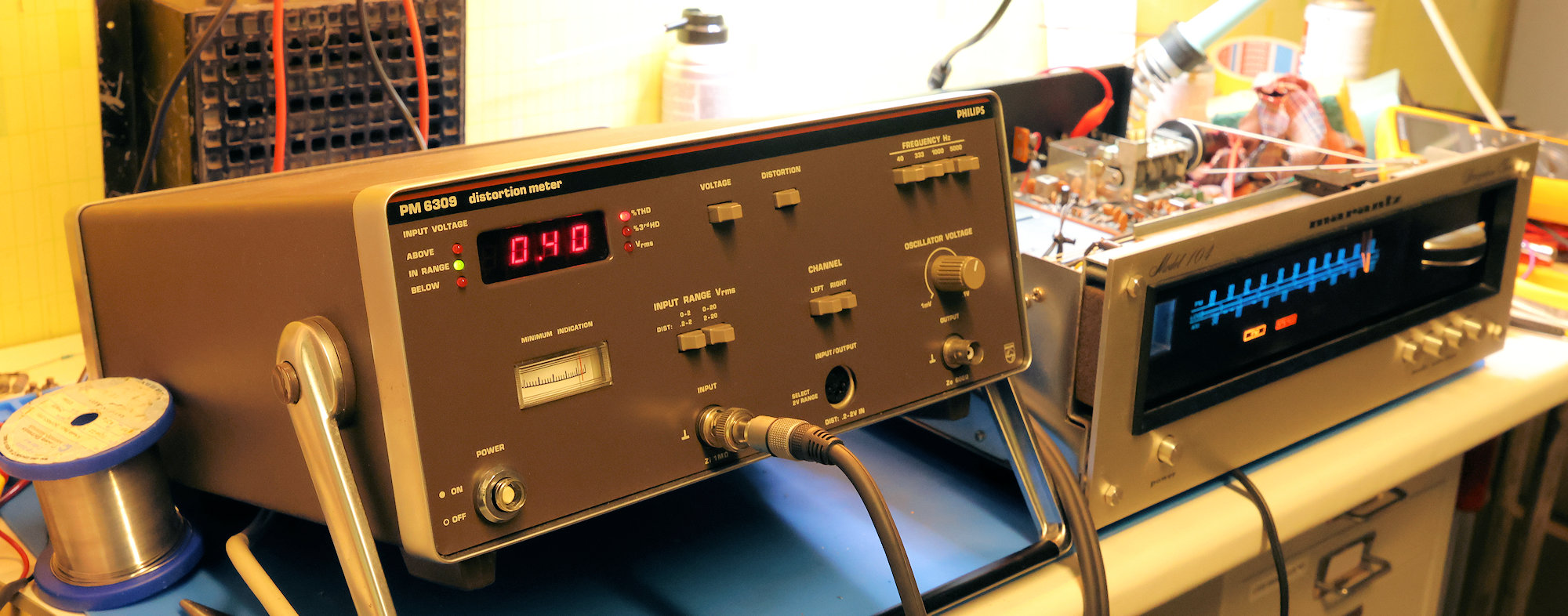 Philips PM6309 distortion meter
