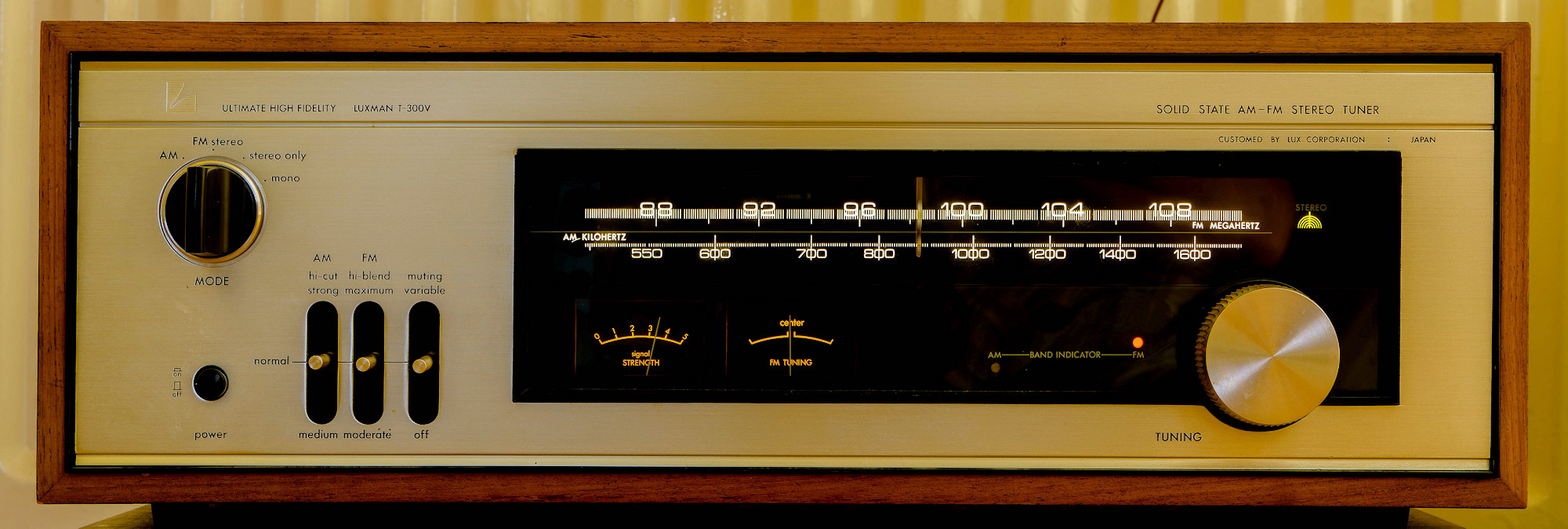 Audiovintage Luxman T300V front