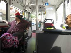 Sydney Bus suitable for wheelchairs
